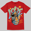 Red Sneakers DopeSkill T-Shirt Love Shot Graphic Streetwear - red