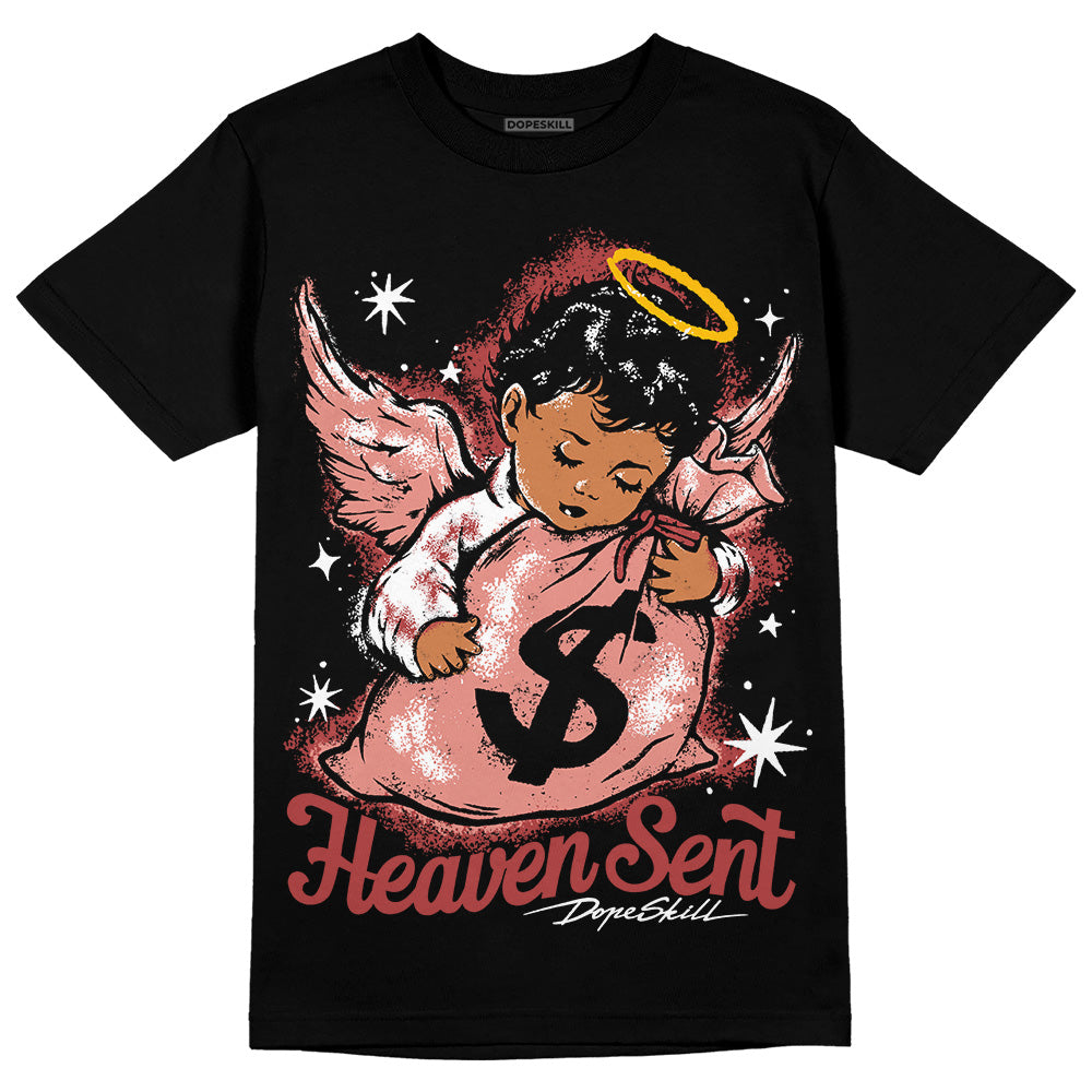 Jordan 13 “Dune Red” DopeSkill T-Shirt Heaven Sent Graphic Streetwear - Black