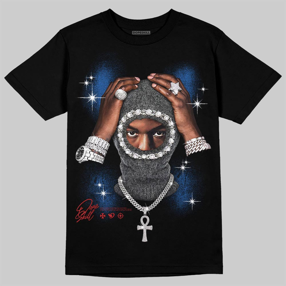 Jordan 3 "True Blue" DopeSkill T-Shirt Key of Life Graphic Streetwear - Black