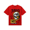 Red Sneakers DopeSkill T-Shirt Jealousy Graphic Streetwear - Red
