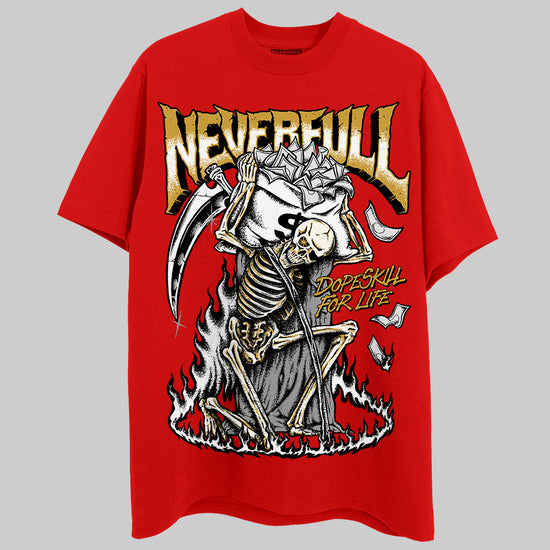 Red Sneakers DopeSkill Red T-Shirt NeverFull Graphic Streetwear