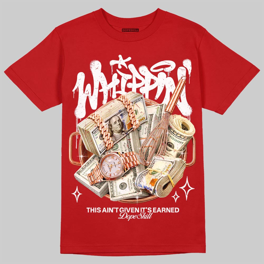 Jordan 11 Retro Cherry DopeSkill T-Shirt Whippin Graphic Streetwear - Red
