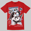 Jordan 11 Retro Cherry DopeSkill T-Shirt Certified Lover Graphic Streetwear - Red