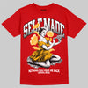 Red Sneakers DopeSkill T-Shirt Self Made Graphic Streetwear - Red
