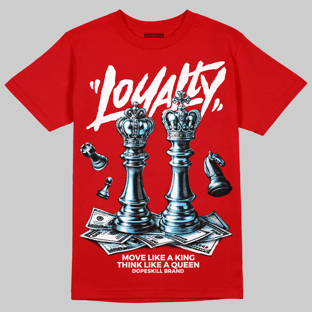 Red Sneakers DopeSkill T-Shirt Loyalty Graphic Streetwear - Red