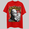 Red Sneakers DopeSkill T-Shirt New Get Rich Graphic Streetwear - Red