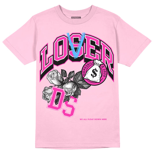 Pink Sneakers DopeSkill Pink T-shirt Loser Lover Graphic Streetwear