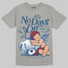 Jordan 12 Retro French Blue (2025) DopeSkill T-Shirt New No Days Off Graphic Streetwear - gravel