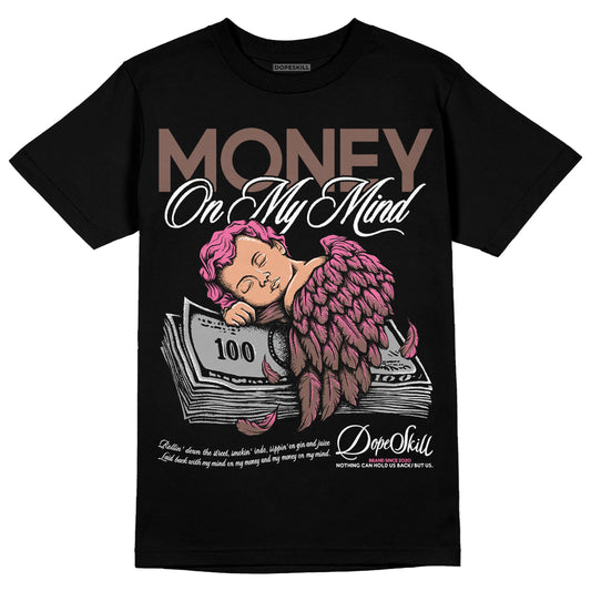 Dunk Low Smokey Mauve Playful Pink DopeSkill T-Shirt MOMM Graphic Streetwear - Black