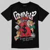Jordan 3 Mexico 'El Vuelo' DopeSkill T-Shirt Money Bag Coming Up Graphic Streetwear - Black