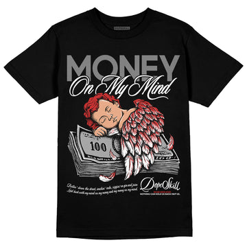 Jordan 1 High OG “Black/White” DopeSkill T-Shirt MOMM Graphic Streetwear - Black