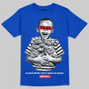 Royal Blue Sneakers DopeSkill T-Shirt Scared Money Don't Make No Money Graphic Streetwear - Royal