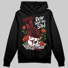 Jordan 4 Retro Red Cement DopeSkill Hoodie Sweatshirt Reap What You Sow Graphic Streetwear - Black