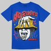 Royal Blue Sneakers DopeSkill T-Shirt No Rules Graphic Streetwear - Royal 