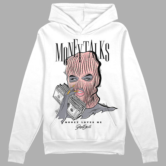 Jordan 3 GS “Red Stardust” DopeSkill Hoodie Sweatshirt Money Talks Graphic Streetwear - White 