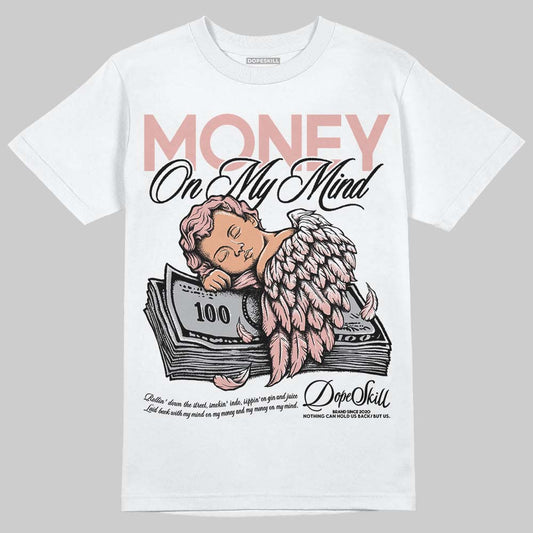 Jordan 1 Low OG “Rust Pink” DopeSkill T-Shirt MOMM Graphic Streetwear - White