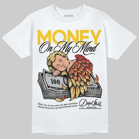 Quai 54 x Air Jordan 1 Retro Low OG Tour Yellow Black DopeSkill T-Shirt MOMM Graphic Streetwear - White 