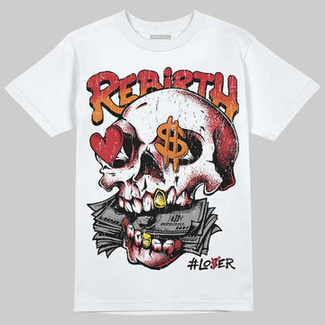 Jordan 5 "Sunset" DopeSkill T-Shirt Rebirth Graphic Streetwear - White