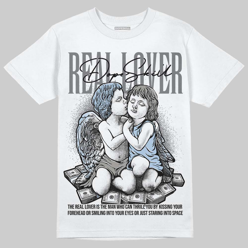 New Balance Abzorb 2000 “Silver/Blue” DopeSkill T-Shirt Real Lover Graphic Streetwear - White