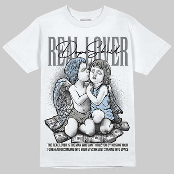 New Balance Abzorb 2000 “Silver/Blue” DopeSkill T-Shirt Real Lover Graphic Streetwear - White