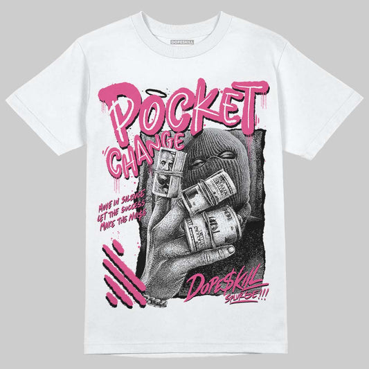 Asics Gel-1130 Pink Glo/ Black DopeSkill T-Shirt Pocket Change Graphic Streetwear - black