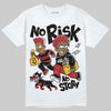 Jordan 14 Golf “Last Shot” DopeSkill T-Shirt No Risk No Story Graphic Streetwear - White