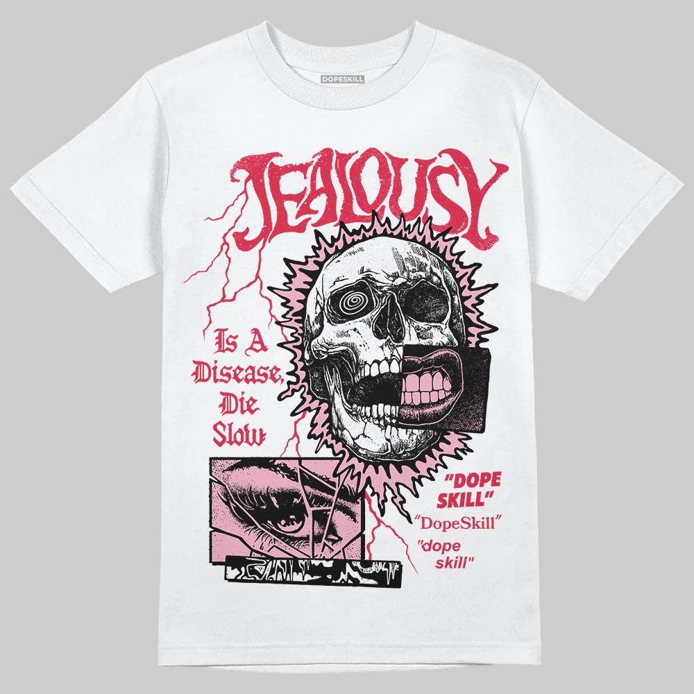 Dunk Low Valentine's Day (2026) DopeSkill T-Shirt Jealousy Graphic Streetwear - White