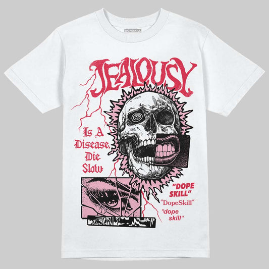 Dunk Low Valentine's Day (2026) DopeSkill T-Shirt Jealousy Graphic Streetwear - White