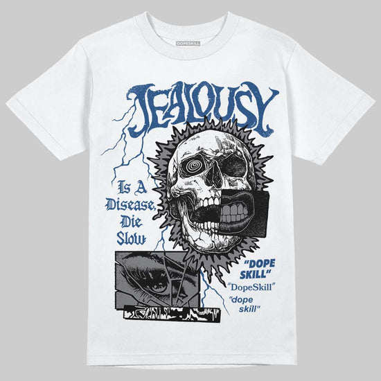 Jordan 9 Retro 'Flint Grey' 2026 DopeSkill T-Shirt Jealousy Graphic Streetwear - White 