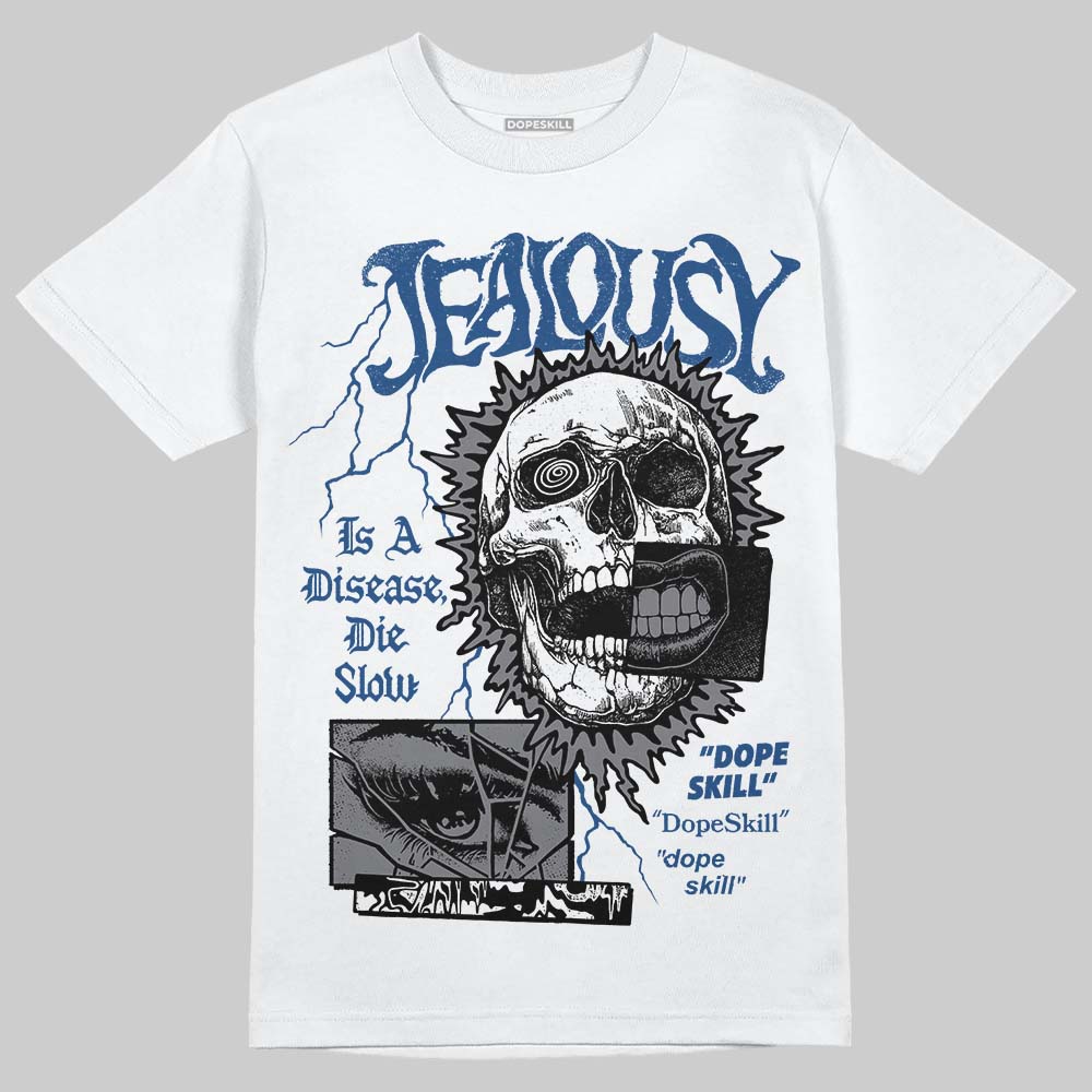 Jordan 9 Retro 'Flint Grey' 2026 DopeSkill T-Shirt Jealousy Graphic Streetwear - White 
