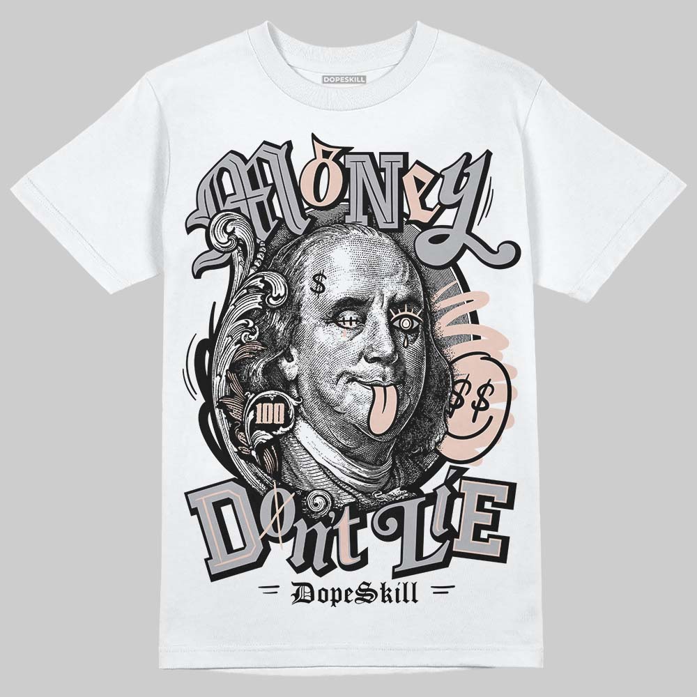 Asics Gel-1130 ‘Oyster Grey’ DopeSkill T-Shirt Money Don't Lie Graphic Streetwear - White