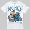 Jordan 4 Denim “Worn Blue” DopeSkill T-Shirt MOMM Graphic Streetwear - White