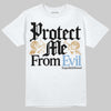 Nike Air Diamond Turf Must Be the Money DopeSkill T-Shirt Protect Me From Evil Graphic Streetwear - White
