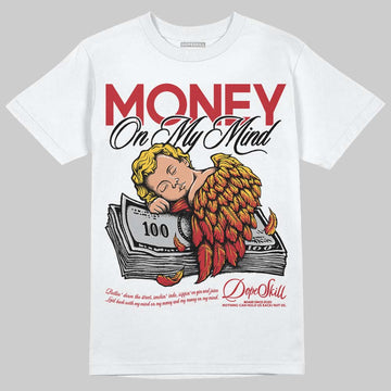 Jordan 14 Retro Ferrari (2025) DopeSkill T-Shirt MOMM Graphic Streetwear - White