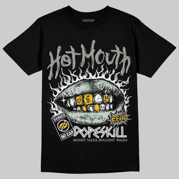 Jordan 1 Retro Low OG Year of the Snake (2025) DopeSkill T-Shirt Hot Mouth Graphic Streetwear - Black