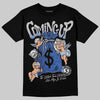 Awake NY x Jordan 5 Retro 'Black Racer Blue' DopeSkill T-Shirt Money Bag Coming Up Graphic Streetwear - Black