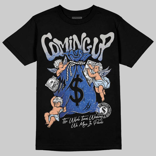 Awake NY x Jordan 5 Retro 'Black Racer Blue' DopeSkill T-Shirt Money Bag Coming Up Graphic Streetwear - Black
