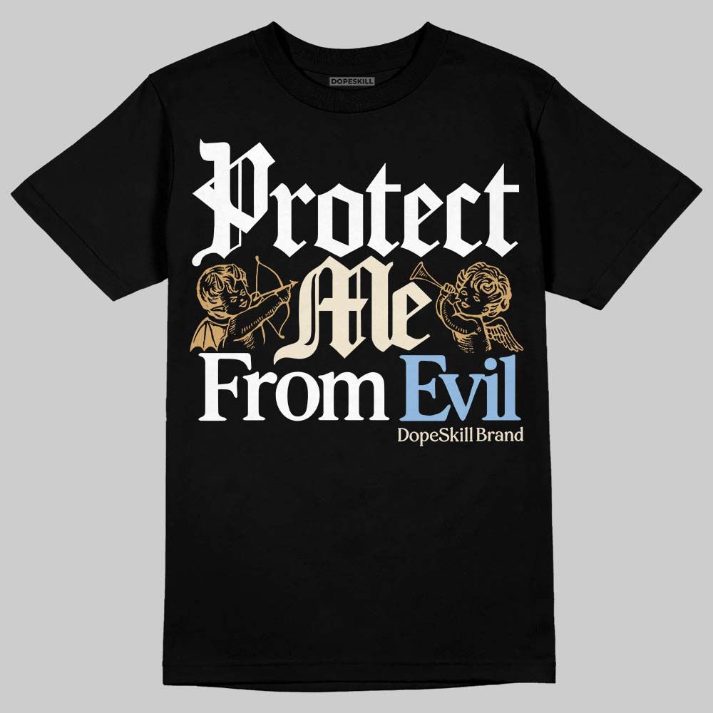 Nike Air Diamond Turf Must Be the Money DopeSkill T-Shirt Protect Me From Evil Graphic Streetwear - Black