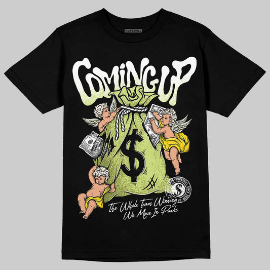 Jordan 5 “Luminous Green” DopeSkill T-Shirt Money Bag Coming Up Graphic Streetwear  Black