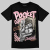 SB Dunk Low Pro x Arts-Rec Skateshop Rust Pink and Rough Green DopeSkill T-Shirt Pocket Change Graphic Streetwear - Black