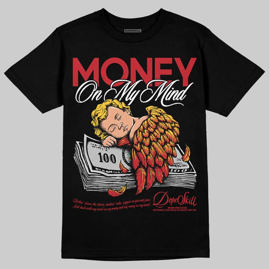 Jordan 14 Retro Ferrari (2025) DopeSkill T-Shirt MOMM Graphic Streetwear - Black