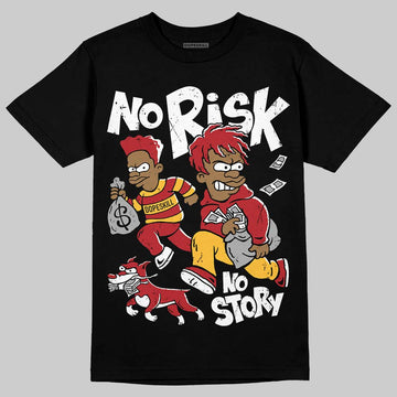 Jordan 14 Golf “Last Shot” DopeSkill T-Shirt No Risk No Story Graphic Streetwear - Black