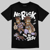 Harris Tweed x Wmns Dunk Low 'Sesame' DopeSkill T-Shirt No Risk No Story Graphic Streetwear - Black