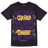 Jordan 12 “Field Purple” DopeSkill T-Shirt Grind Shine Graphic Streetwear - Black