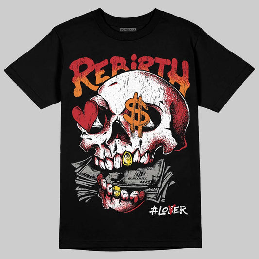 Jordan 5 "Sunset" DopeSkill T-Shirt Rebirth Graphic Streetwear - Black