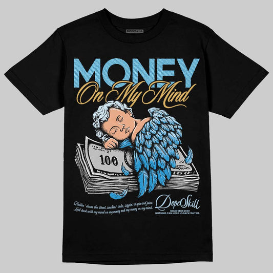 Jordan 4 Denim “Worn Blue” DopeSkill T-Shirt MOMM Graphic Streetwear - black