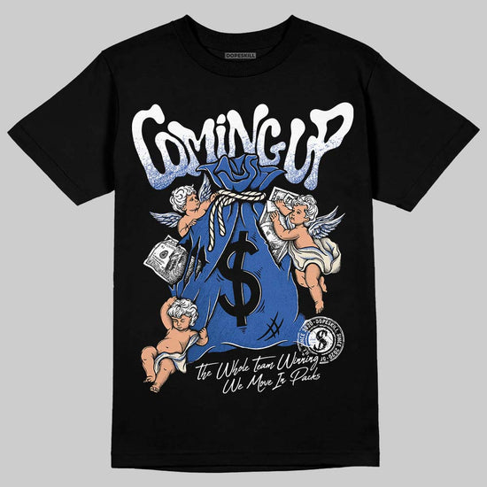 Jordan 1 Low Travis Scott x Fragment DopeSkill T-Shirt Money Bag Coming Up Graphic Streetwear - Black