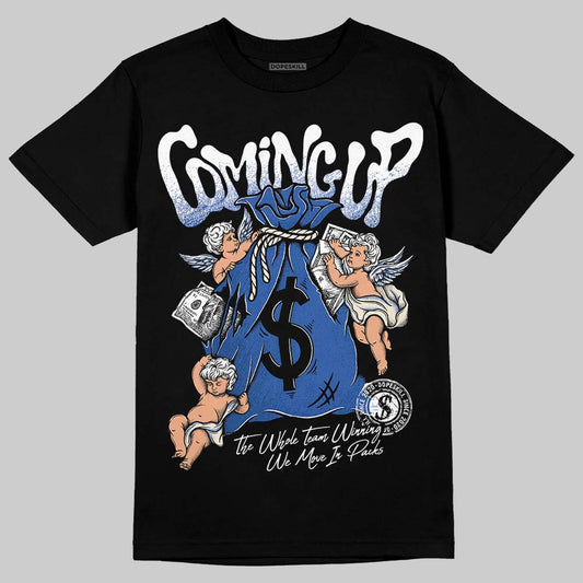 Jordan 1 Low Travis Scott x Fragment DopeSkill T-Shirt Money Bag Coming Up Graphic Streetwear - Black