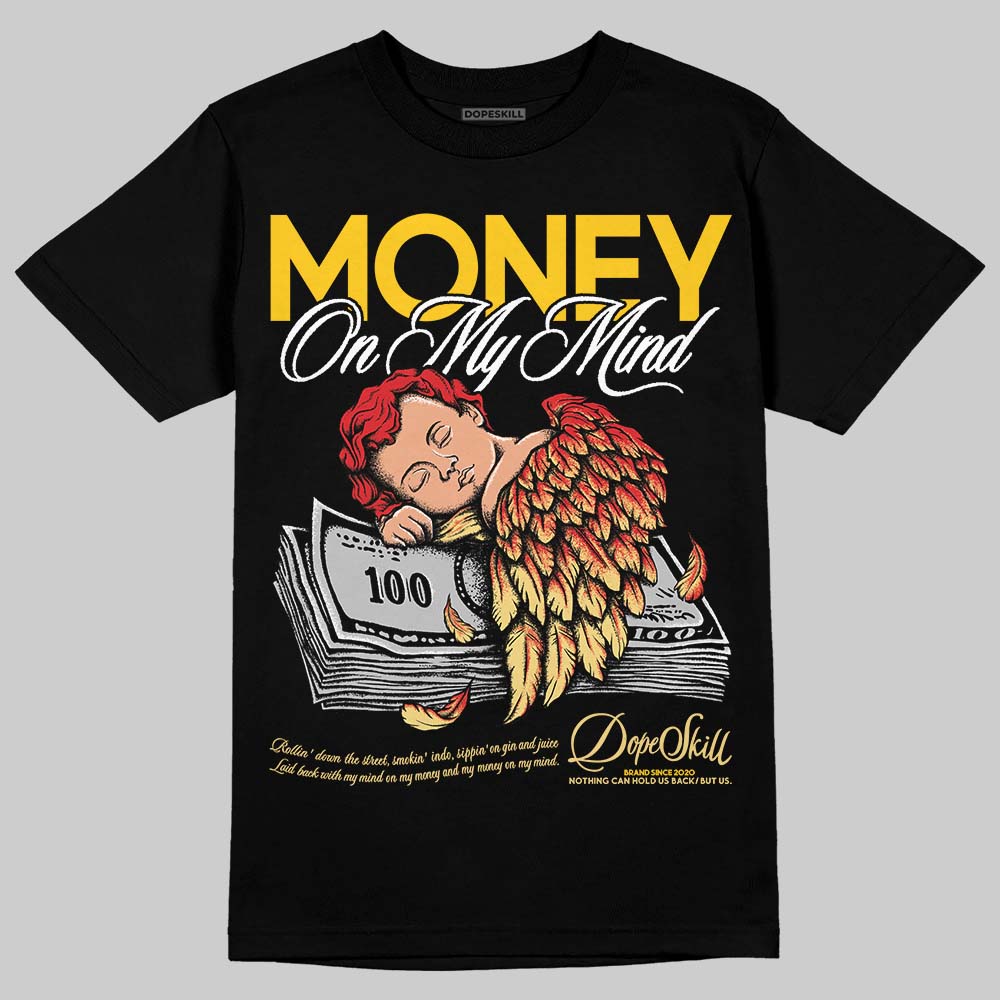 Quai 54 x Air Jordan 1 Retro Low OG Tour Yellow Black DopeSkill T-Shirt MOMM Graphic Streetwear - Black