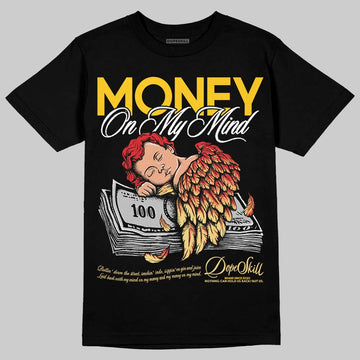 Quai 54 x Air Jordan 1 Retro Low OG Tour Yellow Black DopeSkill T-Shirt MOMM Graphic Streetwear - Black